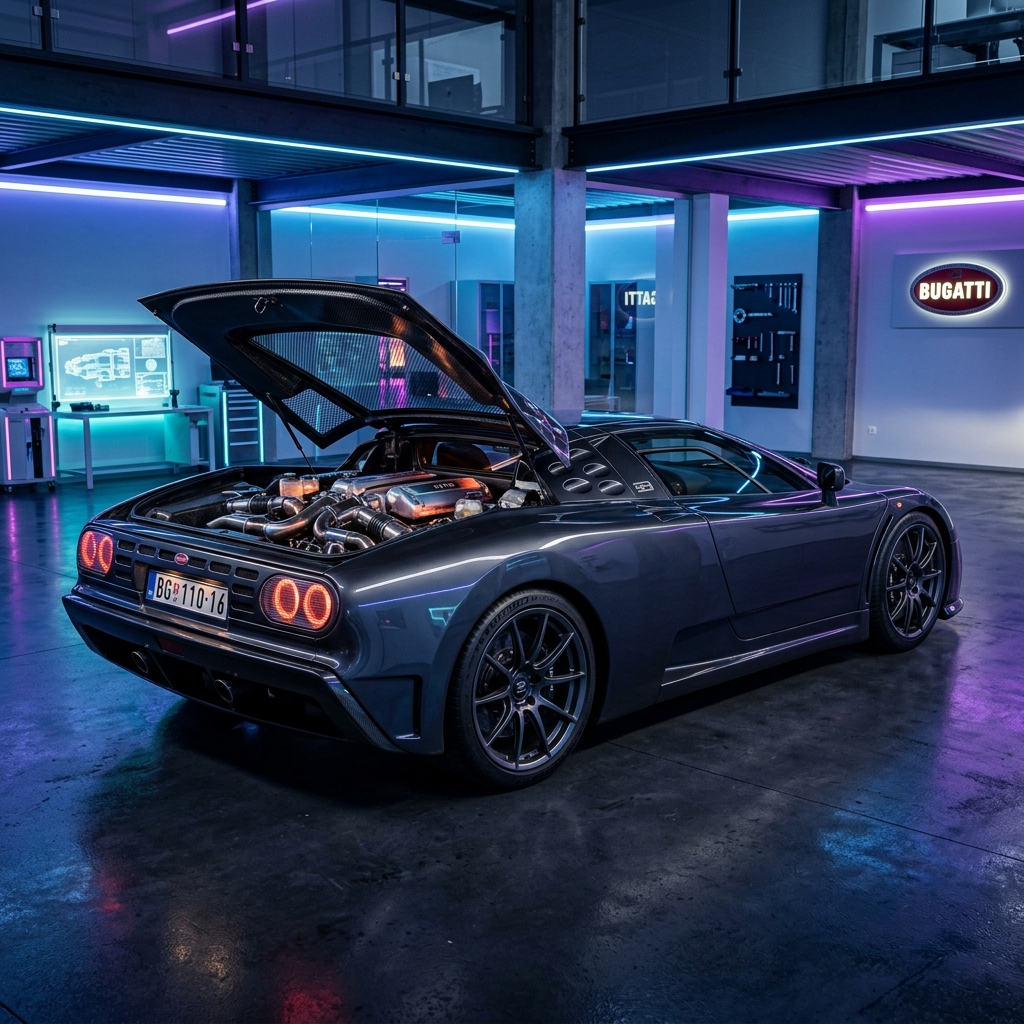 Bugatti Engine Bespoke Hypercar